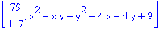 [79/117, x^2-x*y+y^2-4*x-4*y+9]